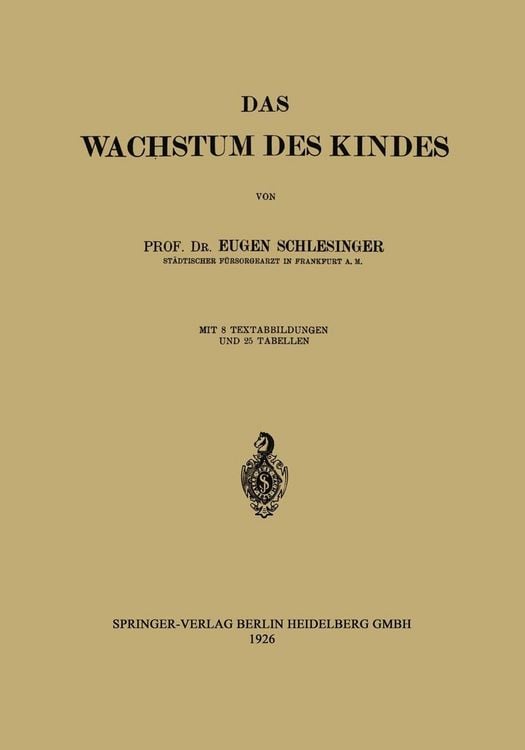 Produktbild: Das Wachstum des Kindes