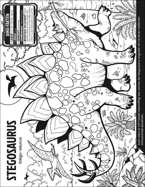 Produktbild: Der gro&szlig;e Ausmalspa&szlig;: Dinosaurier