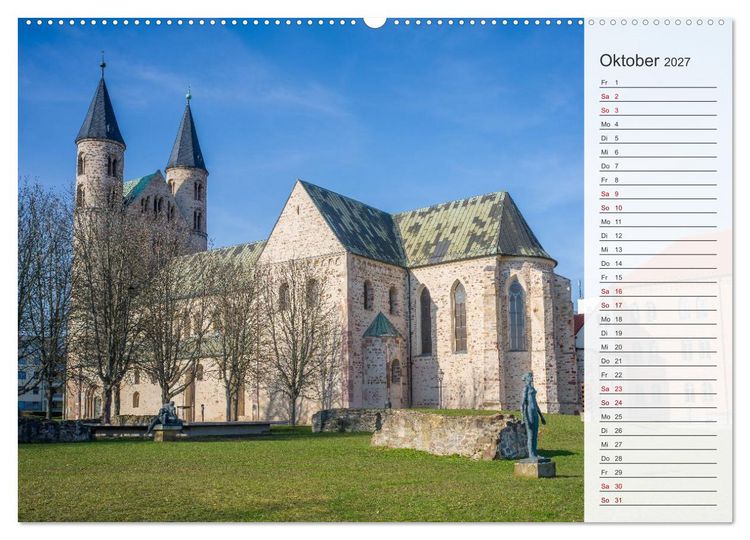 Produktbild: Magdeburg an der Elbe - Der Planer (Wandkalender 2027 DIN A2 quer), CALVENDO Monatskalender