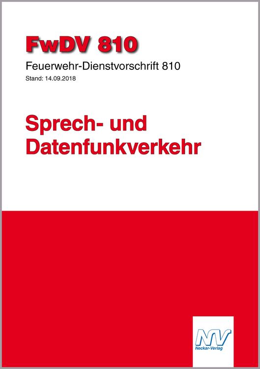 Produktbild: Feuerwehr-Dienstvorschrift 810 (FwDV 810)