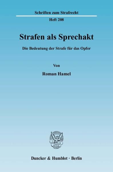 Produktbild: Strafen als Sprechakt.