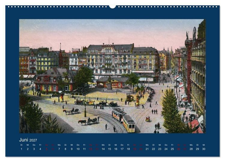 Produktbild: Historisches Frankfurt am Main von 1888 bis 1918 (Wandkalender 2027 DIN A2 quer), CALVENDO Monatskalender