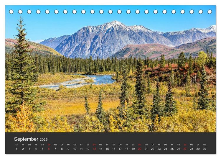 Produktbild: Alaska 2026 - faszinierend anders (Tischkalender 2026 DIN A5 quer), CALVENDO Monatskalender