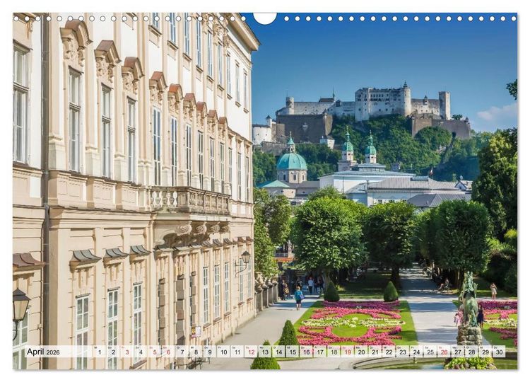 Produktbild: Charmantes Stadtherz SALZBURG (Wandkalender 2026 DIN A3 quer), CALVENDO Monatskalender