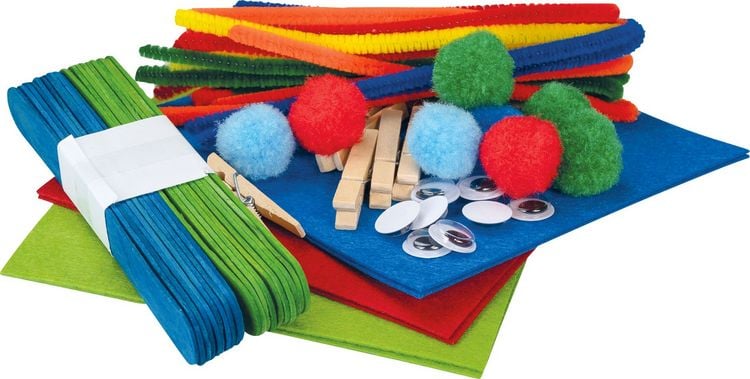 Produktbild: Dino-Bastelbox. Mit Anleitungen, Bastelmaterial und Mitmachbuch