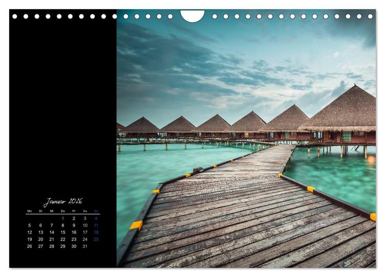 Produktbild: Malediven - dem Himmel so nah (Wandkalender 2026 DIN A4 quer), CALVENDO Monatskalender