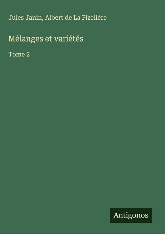 Produktbild: M&eacute;langes et vari&eacute;t&eacute;s
