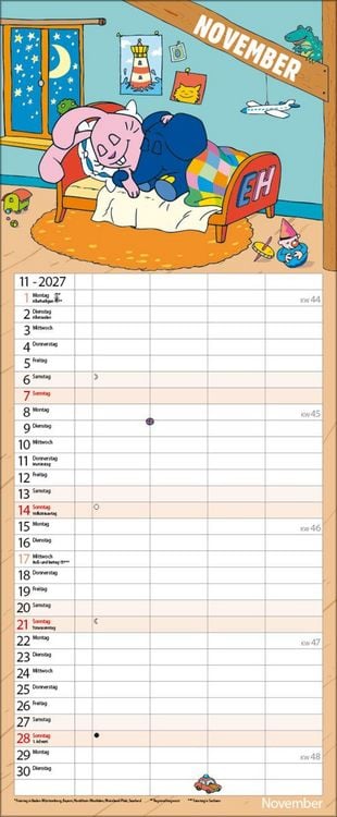 Produktbild: Der echt elefantastische Familienplaner 2027