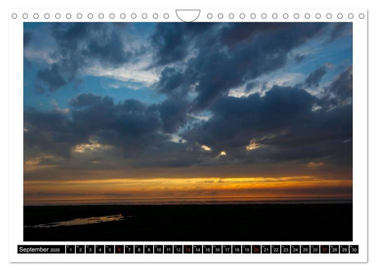 Produktbild: Nordsee & Ostsee (Wandkalender 2026 DIN A4 quer), CALVENDO Monatskalender
