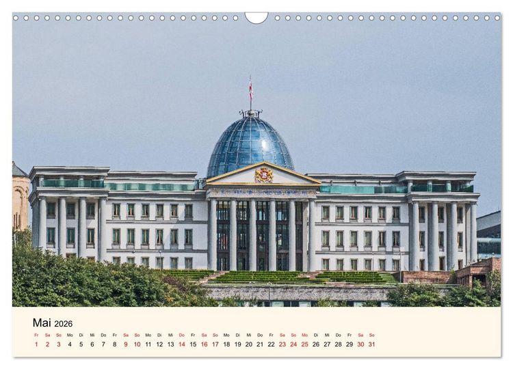 Produktbild: Tiflis - Die Metropole Georgiens (Wandkalender 2026 DIN A3 quer), CALVENDO Monatskalender