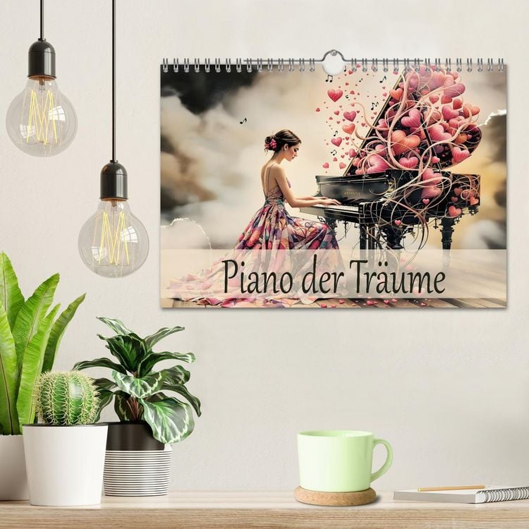 Produktbild: Piano der Tr&auml;ume (Wandkalender 2026 DIN A4 quer), CALVENDO Monatskalender