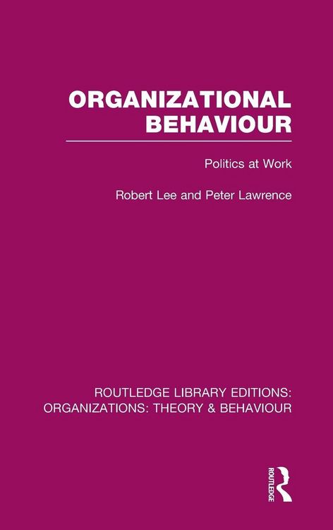 Produktbild: Organizational Behaviour (RLE