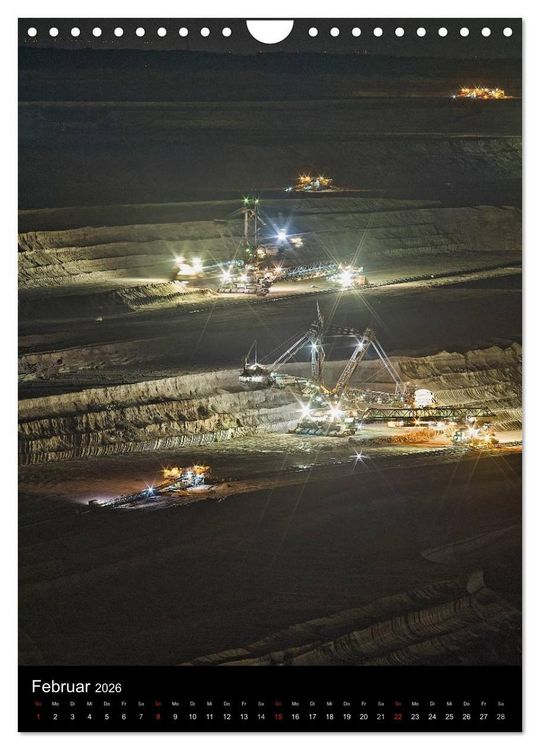 Produktbild: Der Tagebau Hambach (Wandkalender 2026 DIN A4 hoch), CALVENDO Monatskalender