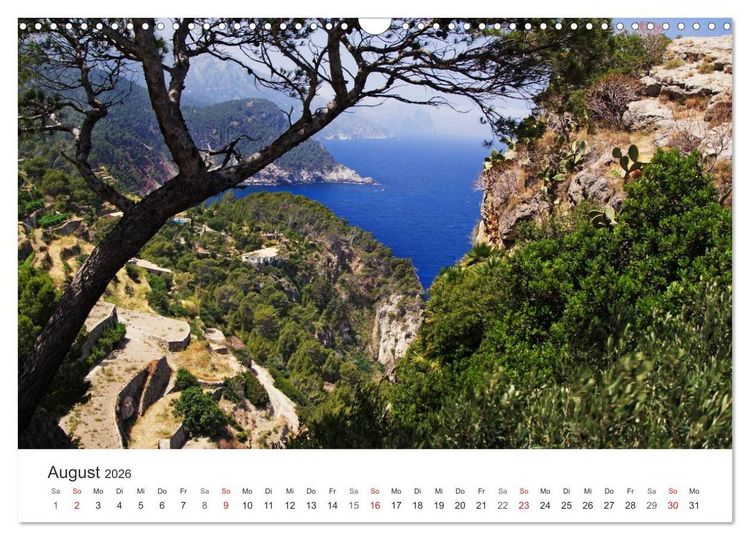 Produktbild: Mallorca - auf in den Urlaub (Wandkalender 2026 DIN A3 quer), CALVENDO Monatskalender