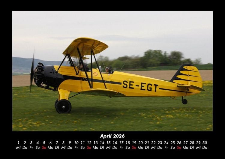 Produktbild: Flugzeuge 2026 Fotokalender DIN A3