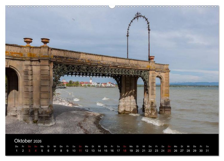 Produktbild: Kulturlandschaft Bodensee - Teil I (Wandkalender 2026 DIN A2 quer), CALVENDO Monatskalender