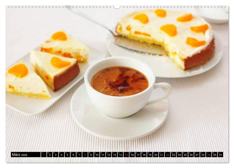 Produktbild: Feine Kaffeevariationen (Wandkalender 2026 DIN A2 quer), CALVENDO Monatskalender