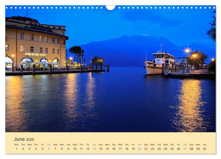 Produktbild: Riva del Garda - the pearl of Lake Garda (Wall Calendar 2026 DIN A3 landscape), CALVENDO 12 Month Wall Calendar