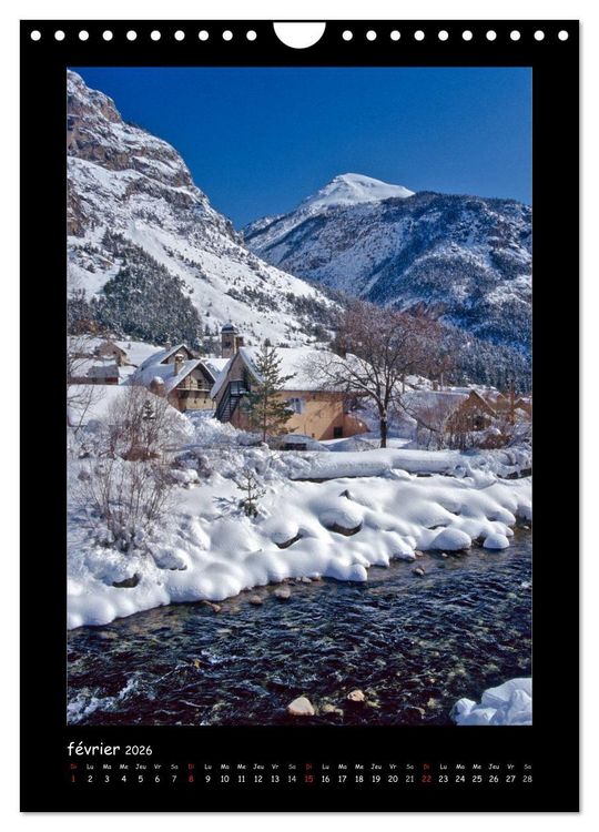 Produktbild: La vall&eacute;e de la Clar&eacute;e Hautes-Alpes (Calendrier mural 2026 DIN A4 horizontal), CALVENDO calendrier mensuel