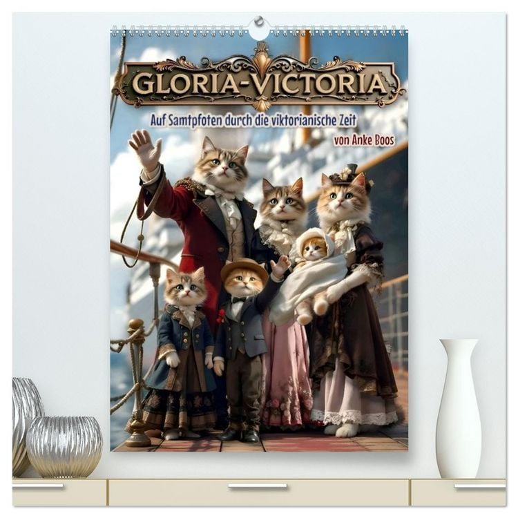 Produktbild: Gloria Victoria (hochwertiger Premium Wandkalender 2026 DIN A2 hoch), Kunstdruck in Hochglanz