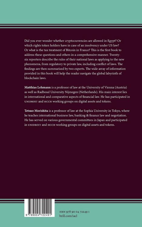 Produktbild: Cryptocurrencies in National Laws