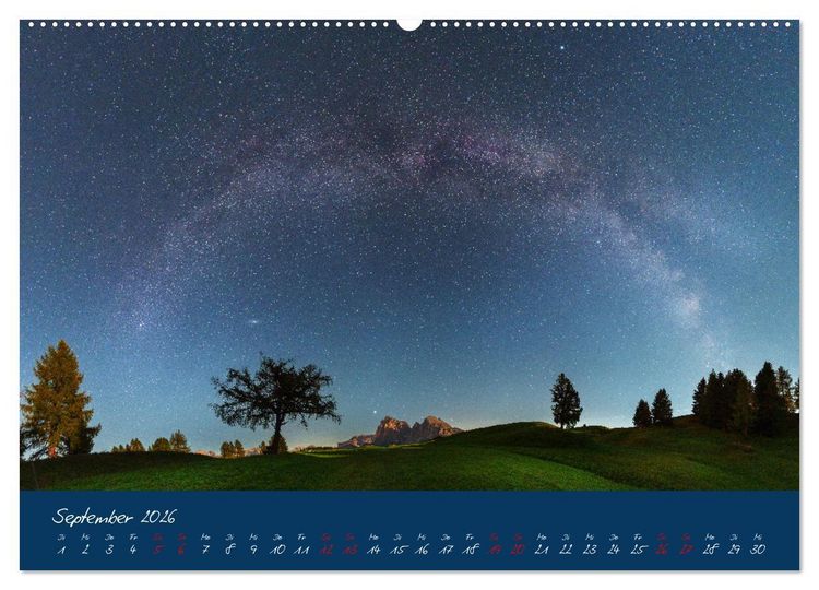Produktbild: Welt unter Sternen (Wandkalender 2026 DIN A2 quer), CALVENDO Monatskalender