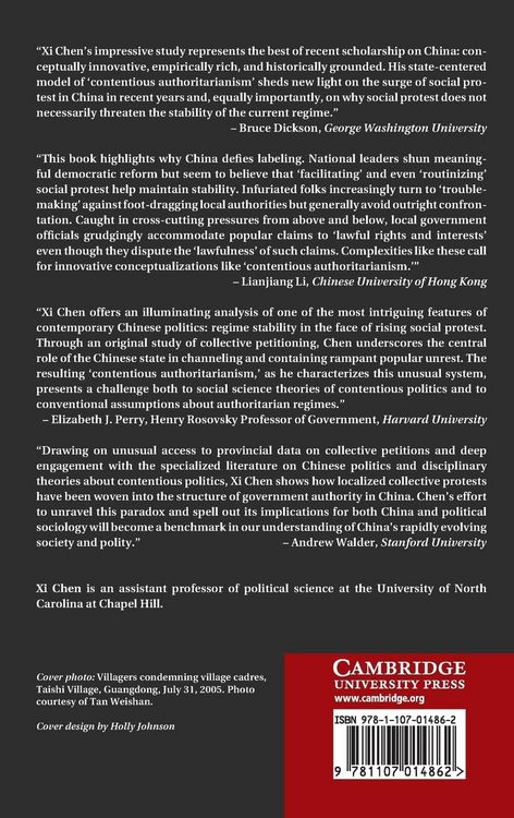 Produktbild: Social Protest and Contentious Authoritarianism in China