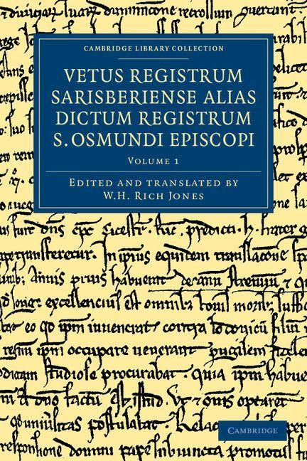 Produktbild: Vetus Registrum Sarisberiense Alias Dictum Registrum S. Osmundi Episcopi - Volume 1
