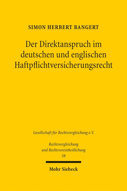 Produktbild: Der Direktanspruch im deutschen und englischen Haftpflichtversicherungsrecht