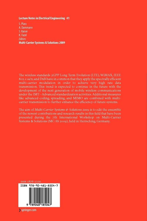 Produktbild: Multi-Carrier Systems & Solutions 2009