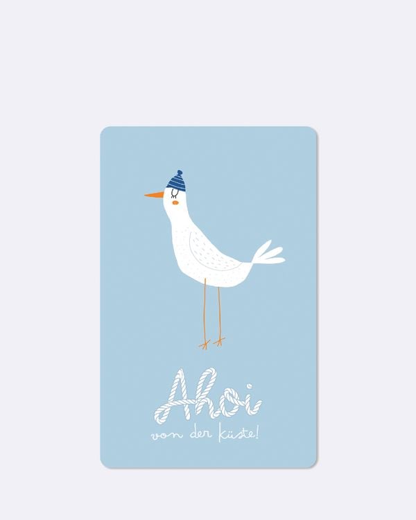 Produktbild: Lunacard Postkarte *Ahoi von der K&uuml;ste