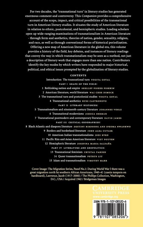 Produktbild: The Cambridge Companion to Transnational American Literature