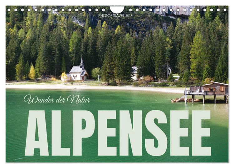 Produktbild: Alpensee - Wunder der Natur (Wandkalender 2026 DIN A4 quer), CALVENDO Monatskalender