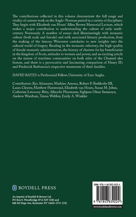 Produktbild: Anglo-Norman Studies XXXVI