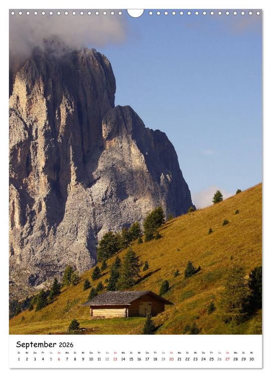 Produktbild: Die Dolomiten um S&uuml;dtirol (Wandkalender 2026 DIN A3 hoch), CALVENDO Monatskalender