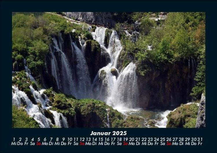 Produktbild: Wasserf&auml;lle 2025 Fotokalender DIN A5