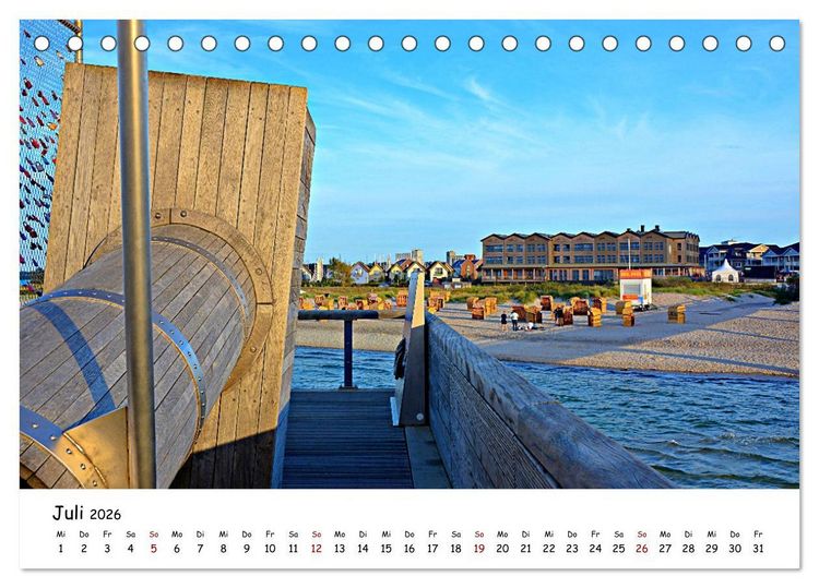 Produktbild: Heiligenhafenliebe (Tischkalender 2026 DIN A5 quer), CALVENDO Monatskalender