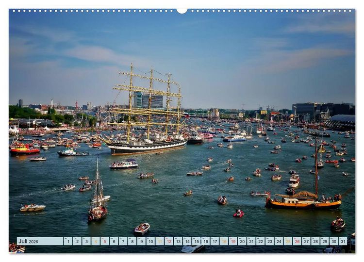 Produktbild: Amsterdam - Venedig des Nordens (Wandkalender 2026 DIN A2 quer), CALVENDO Monatskalender