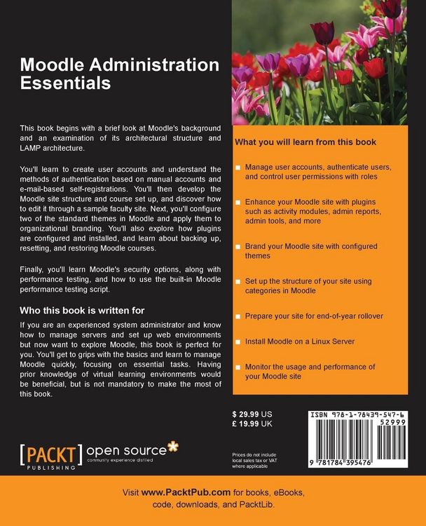 Produktbild: Moodle Administration Essentials
