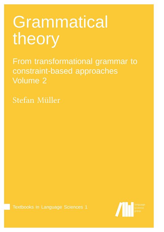 Produktbild: Grammatical theory Vol. 2