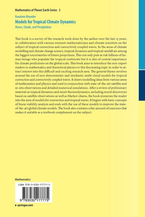 Produktbild: Models for Tropical Climate Dynamics