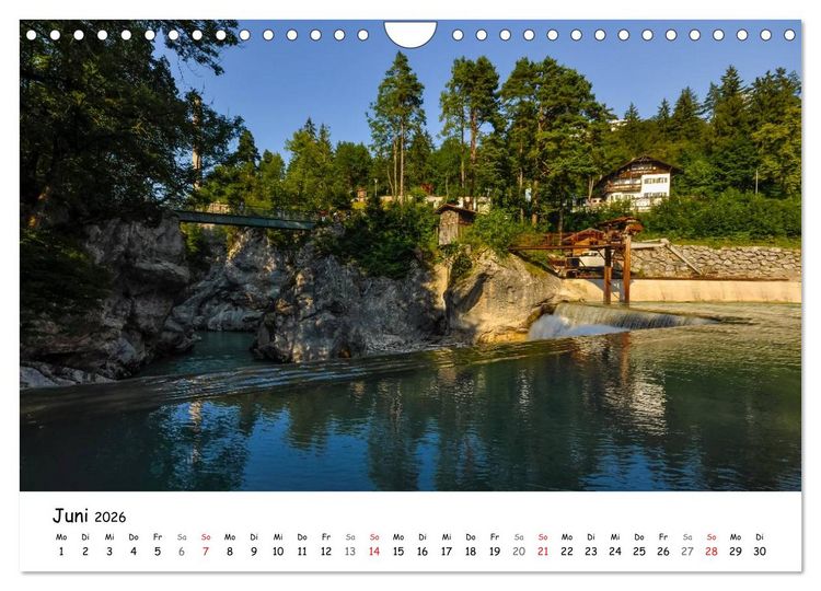 Produktbild: Unterwegs im Allg&auml;u (Wandkalender 2026 DIN A4 quer), CALVENDO Monatskalender