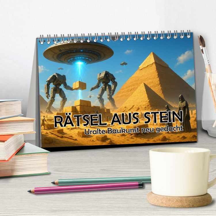 Produktbild: R&auml;tsel aus Stein - Uralte Baukunst neu gedacht (Tischkalender 2026 DIN A5 quer), CALVENDO Monatskalender