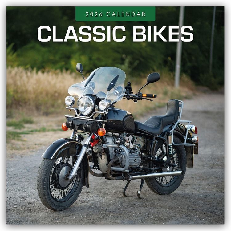 Produktbild: Classic Bikes – Klassische Motorräder 2026 – 16-Monatskalender