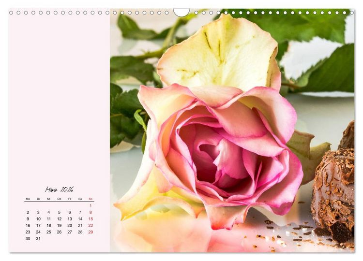 Produktbild: Rosen. Charmante und edle K&ouml;niginnen (Wandkalender 2026 DIN A3 quer), CALVENDO Monatskalender