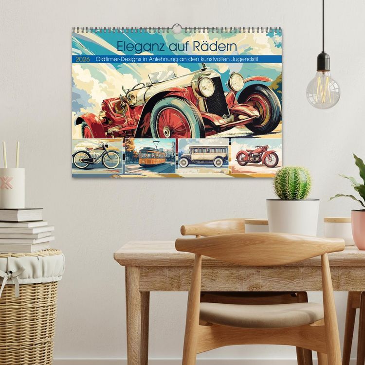 Produktbild: Eleganz auf R&auml;dern (Wandkalender 2026 DIN A3 quer), CALVENDO Monatskalender