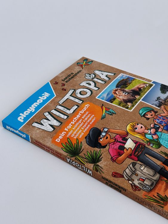 Produktbild: PLAYMOBIL Wiltopia. Entdecke die Savanne! Dein Forscherbuch voller kniffliger R&auml;tsel, spannender Fakten, kleiner Experimente und vielem mehr!