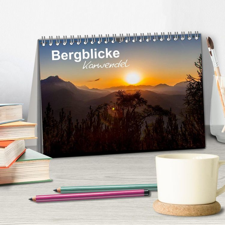 Produktbild: Bergblicke - Karwendel (Tischkalender 2026 DIN A5 quer), CALVENDO Monatskalender