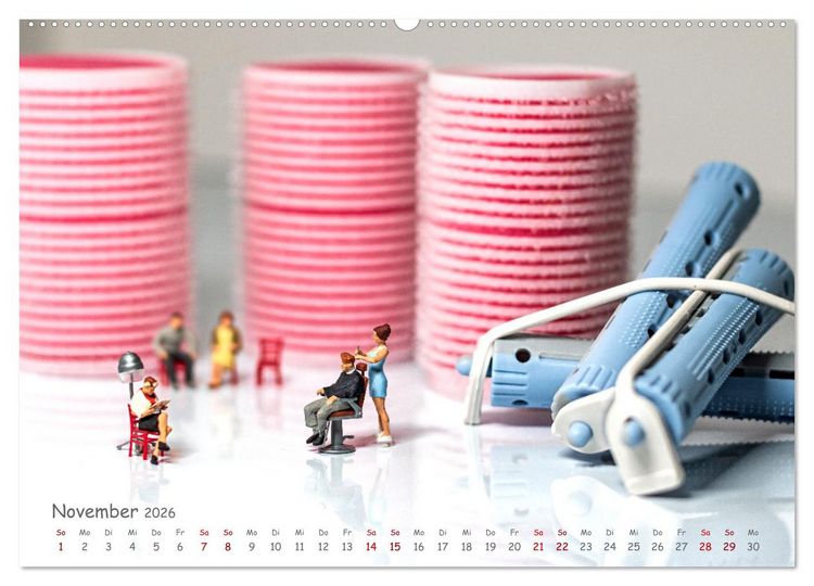 Produktbild: Hair-liche Zeiten (Wandkalender 2026 DIN A2 quer), CALVENDO Monatskalender