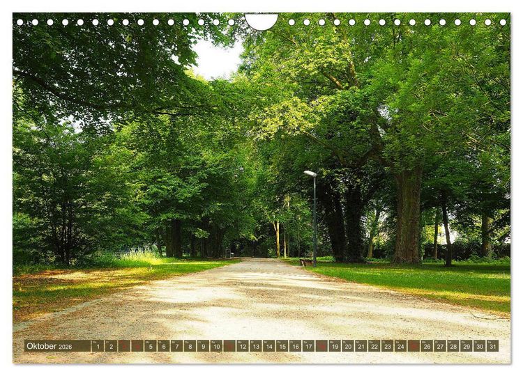 Produktbild: Impressionen - G&uuml;tersloh entlang der Dalke (Wandkalender 2026 DIN A4 quer), CALVENDO Monatskalender